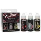 GoodHead Tingle Drops - Cherry, Cotton Candy & French Vanilla - 3 Pack