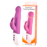 Seven Creations Euphoric Rotating Rabbit -  23.4 cm USB Rechargeable Rabbit Vibrator with Gyrating Tip