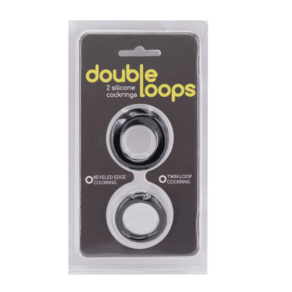 Double Loops -  Cock Rings - Set of 2 Shapes