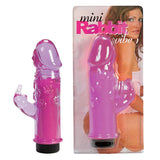 Mini Rabbit Vibe -  12.7 cm (5'') Vibrator with Rabbit Clit Stimulator