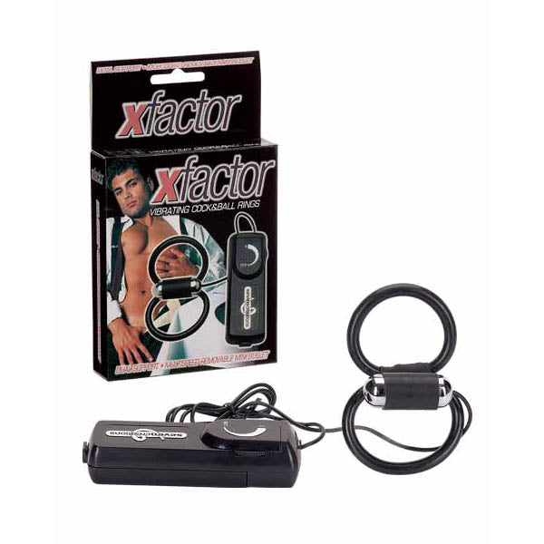 X-Factor -  Vibrating Cock & Ball Rings