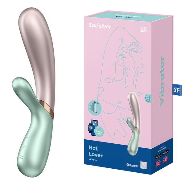 Satisfyer Hot Lover - /Pink App Controlled USB Rechargeable Rabbit Vibrator