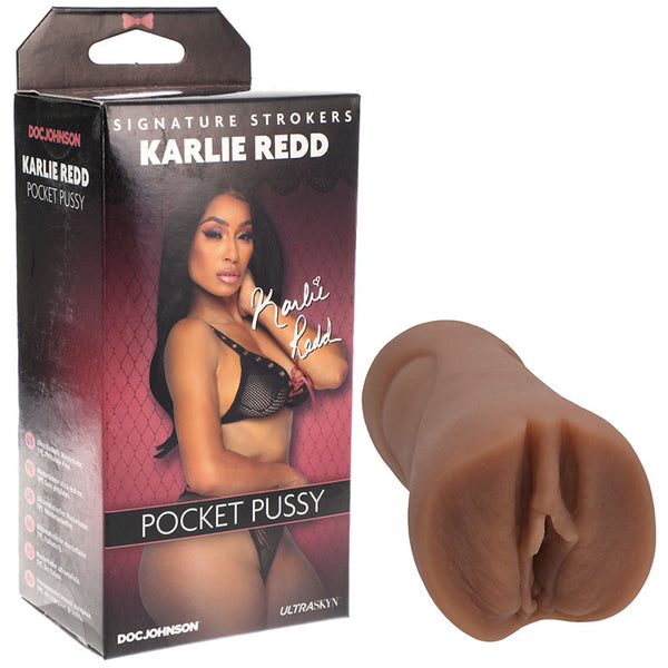 Karlie Redd UltraSkyn Pocket Pussy - Caramel  Vagina Stroker