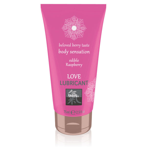 SHIATSU Love Lubricant - Raspberry Flavoured - 75 ml