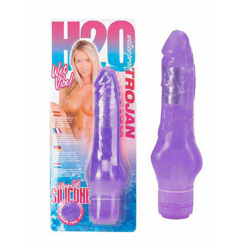 H2O Trojan - Purple 17.8 cm (7'') Vibrator