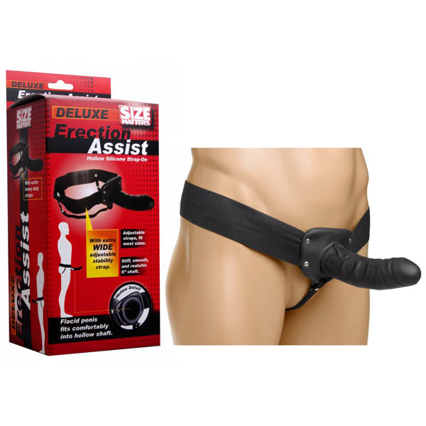 Size Matters Erection Assist -  15.2 cm (6'') Hollow Strap-On