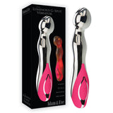 Adam & Eve The Luminous G-Spot Vibrator - Pink/Silver 17.8 cm (7'') USB Rechargeable Illuminating Vibrator