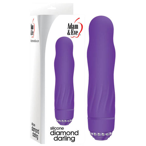 Adam & Eve Diamond Darling - Purple 10.25 cm Vibrator