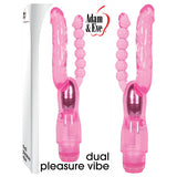 Dual Pleasure Vibe -  12 cm (4.75'') Vibrator with Anal Probe