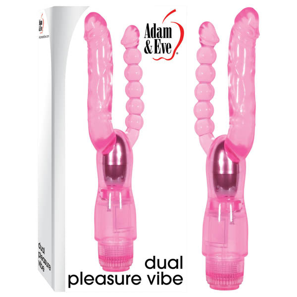 Dual Pleasure Vibe -  12 cm (4.75'') Vibrator with Anal Probe