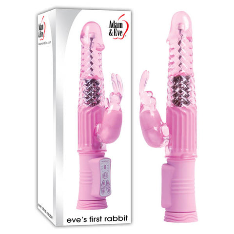 Adam & Eve Eve's First Rabbit - Pink 22.9 cm (9'') Rabbit Vibrator