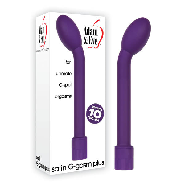 Adam & Eve Satin G-Gasm Plus - Purple 17.8 cm (7'') Vibrator