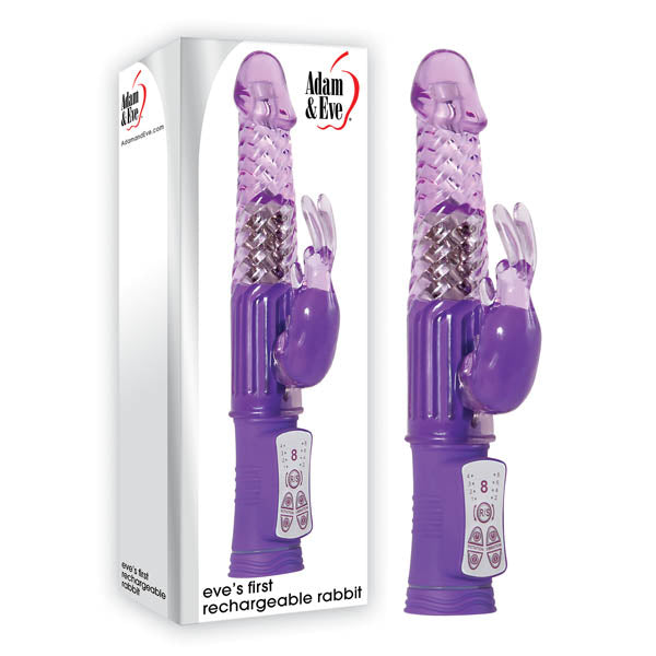 Adam & Eve Eve's First Rechargeable Rabbit -  22.9 cm (9'') USB Rechargeable Rabbit Vibrator