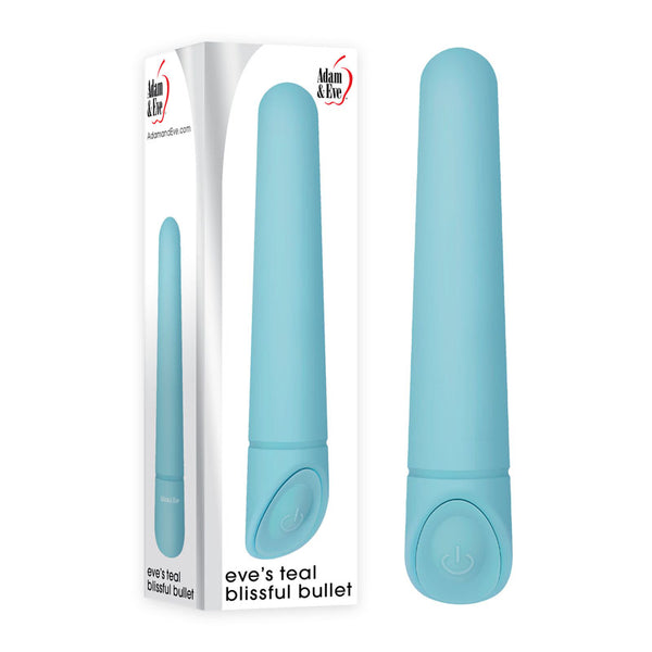 Adam & Eve Eve's Teal Blissful Bullet - Teal 11.5 cm Bullet