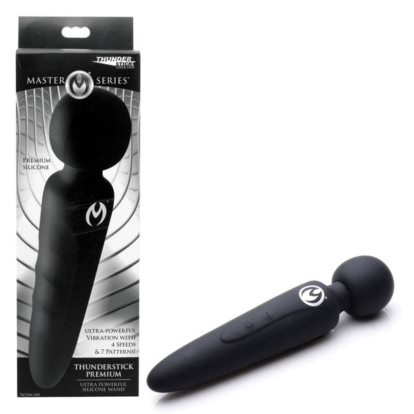 Master Series Thunderstick -  24 cm USB Rechargeable Massager Wand