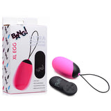 Bang! XL Silicone Vibrating Egg -  XL USB Rechargeable Egg with Wireless Remote