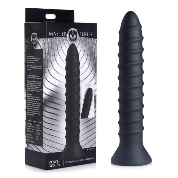 Master Series Power Screw -  20.3 cm USB Rechargeable Vibrator