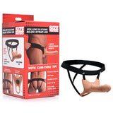 Size Matters Silicone Dildo Strap-On -  15.2 cm Hollow Strap-On