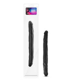 B Yours - 14'' Double Dildo - Black 35.5 cm Double Dong