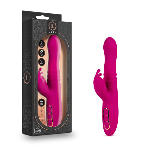 Lush Kira -  24 cm USB Rechargeable Thrusting Rabbit Vibrator