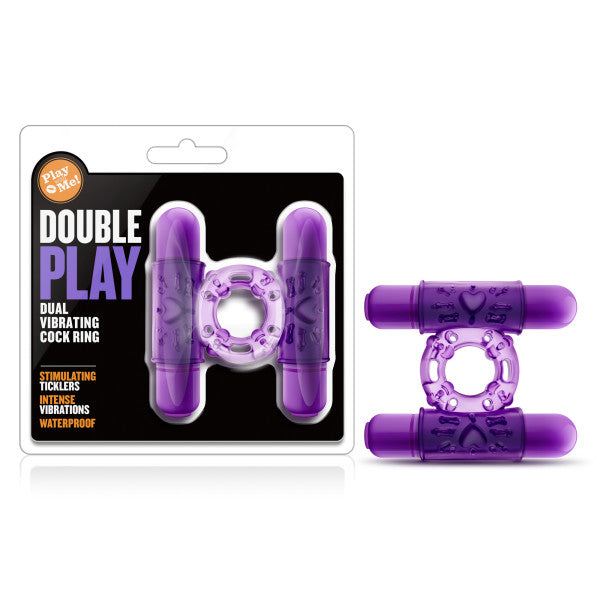 Play With Me - Double Play -  Dual Vibrating Cock Ring