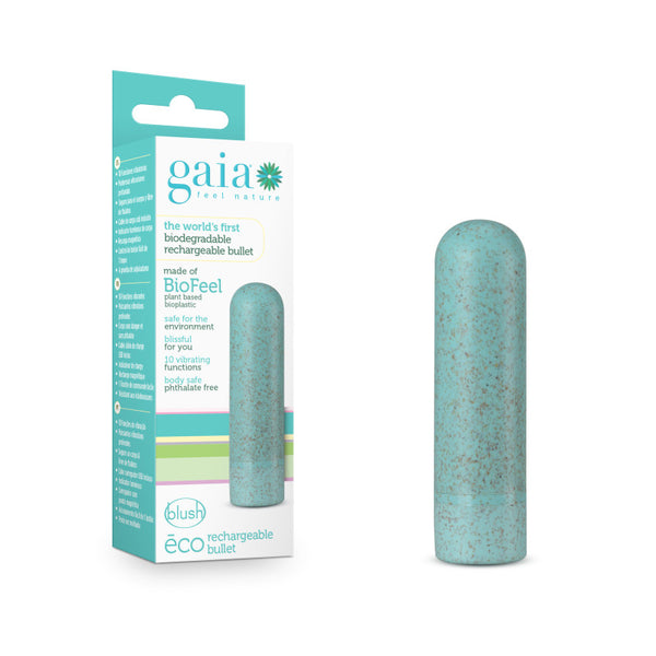 Gaia Eco Rechargeable Bullet - Aqua  USB Rechargeable Bullet