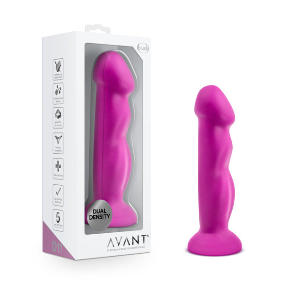 Avant D11 - Suko - Violet 20.3 cm Dual Density Dildo