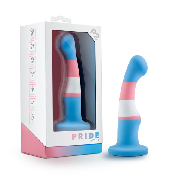 Avant Pride P2 - True Blue -  15.2 cm Dildo