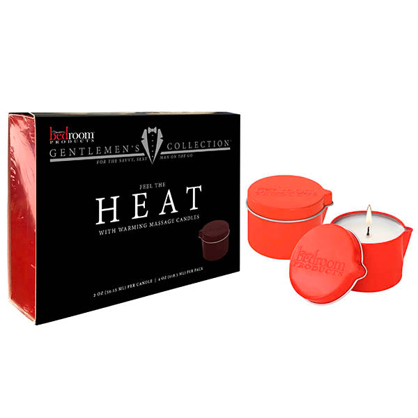 Bedroom Products Heat - Warming Massage Candles - 2 Pack