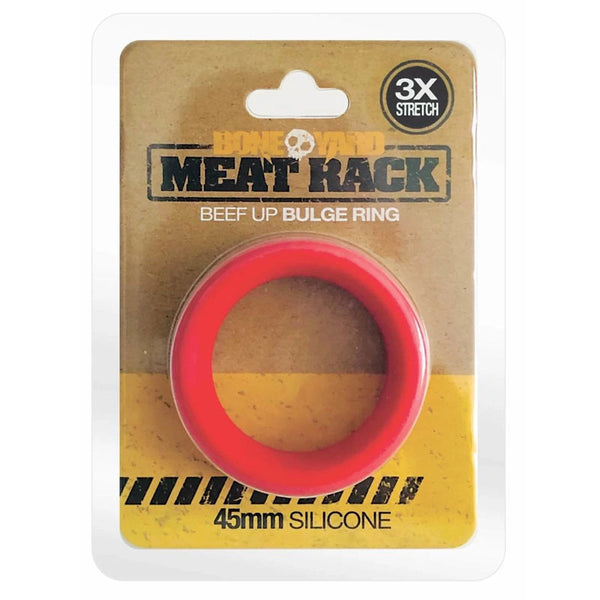 Boneyard Meat Rack Beef Up Bulge Ring  - Blue 45 mm Silicone Cock Ring