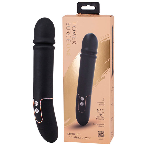 Power Surge One -  25 cm USB Rechargeable Thrusting Vibrator