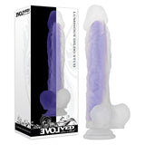 Evolved Luminous Dildo Stud - Glow in the Dark  26.7 cm Dong