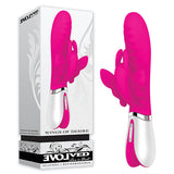 Wings Of Desire - Pink 19.7 cm (7.75'') USB Rechargeable Butterfly Vibrator