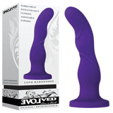 Love Harnessed - Purple 15.9 cm (6.25'') USB Rechargeable Strap-On Probe