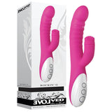 Evolved Rockin G -  17 cm (6.7'') USB Rechargeable Vibrator with 'Come Hither' Shaft and Rotating Clit Stim