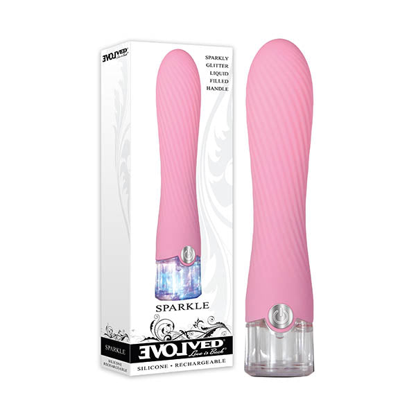 Evolved Sparkle - Pink 17.8 cm USB Rechargeable Vibrator