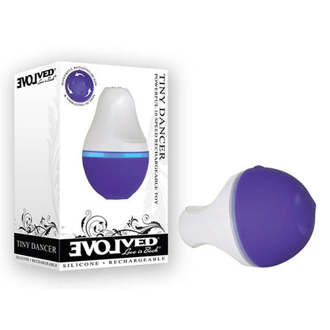 Evolved Tiny Dancer - Purple USB Rechargeable Rotating Stimulator