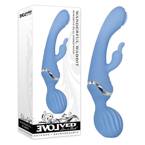 Evolved Wanderful Wabbit -  USB Rechargeable Rabbit Vibrator & Massage Wand