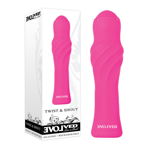 Evolved Twist & Shout -  13 cm USB Rechargeable Vibrator