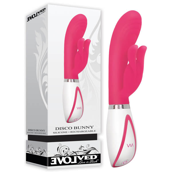 Disco Bunny - Pink 22.9 cm (9'') USB Rechargeable Rabbit Vibrator