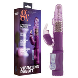 GC. Vibrating Rabbit - Purple 22 cm Rabbit Pearl Vibrator