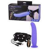 9'' Vibration Dildo Strap-On -  22.9 cm USB Rechargeable Vibrating Strap-On