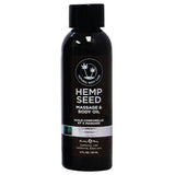 Hemp Seed Massage & Body Oil - Lavender Scented - 59 ml Bottle