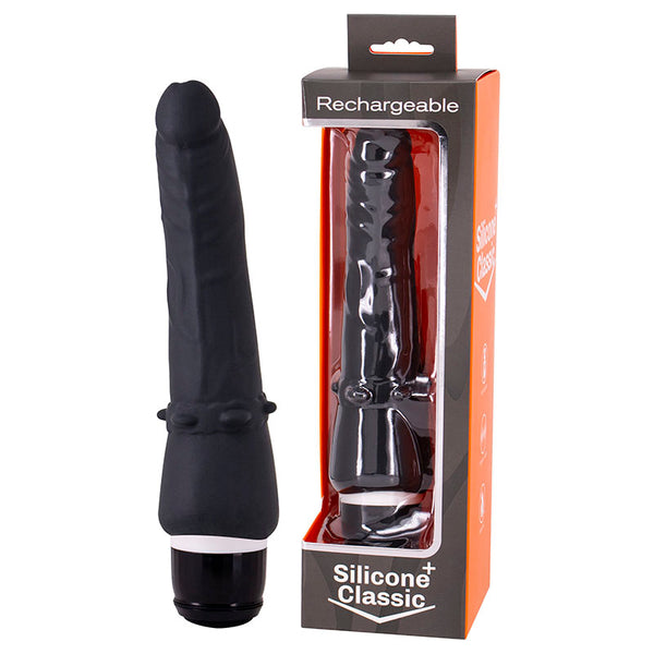 Silicone Classic + -  USB Rechargeable Vibrator