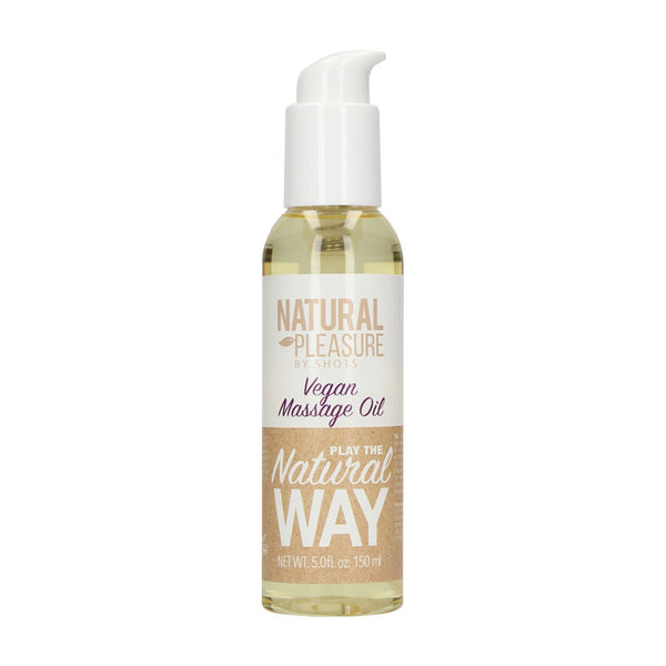 Natural Pleasure Vegan Massage Oil - 150 ml Bottle