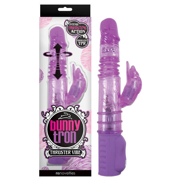 Bunnytron Thruster Vibe - Purple 29 cm (11.5'') Thrusting Rabbit Vibrator