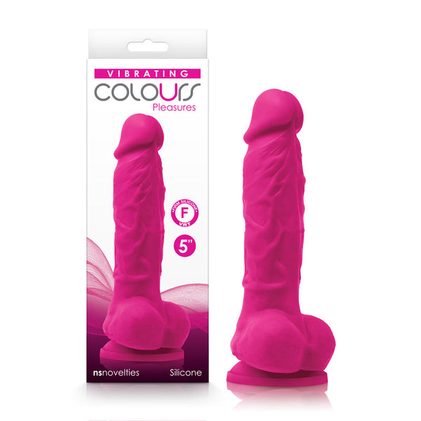 Colours Pleasures Vibrating - 5'' Dong -  12.7 cm USB Rechargable Dong