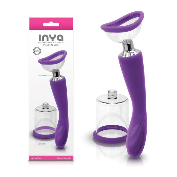 Inya Pump and Vibe -  -  USB Rechargeable 2-in-1 Pump and Vibrator