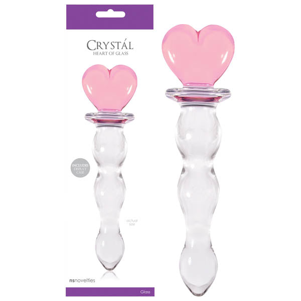 Crystal Heart Of Glass - /Clear 20.3 cm (8'') Glass Dong