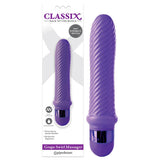 Classix Grape Swirl Massager -  15.2 cm Vibrator